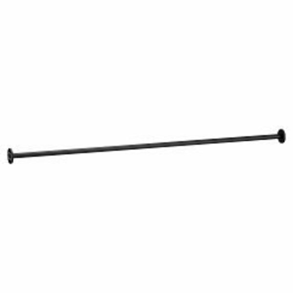 Moen 5' Fixed Straight Shower Rod in Matte Black SF2143BL